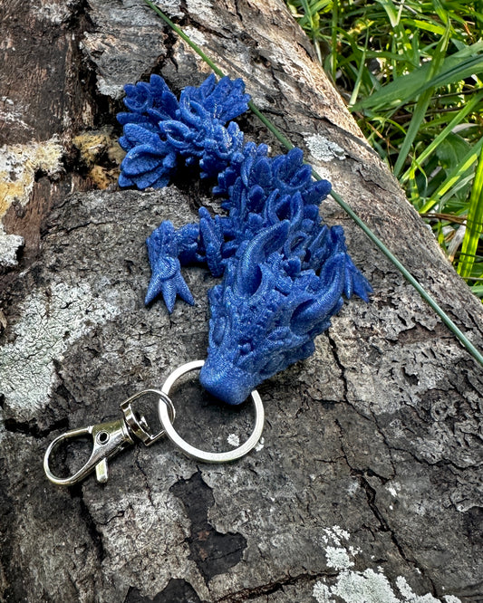 Articulating Lunar Dragon Tadling Keychain