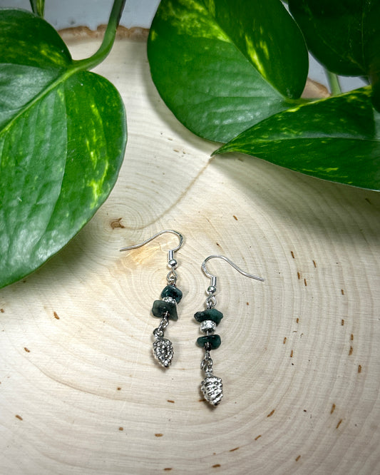 Forest Pinecone Earrings