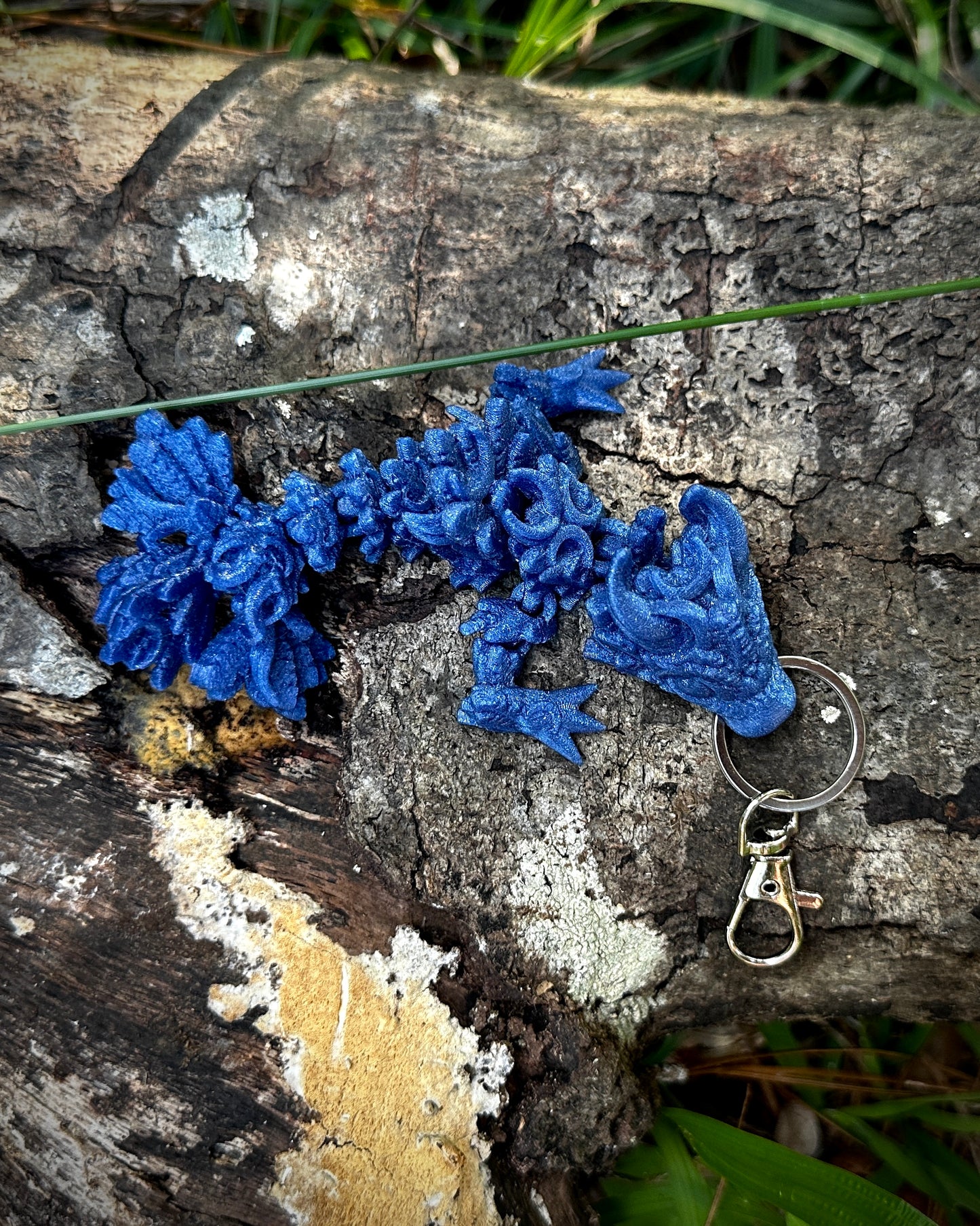 Articulating Lunar Dragon Tadling Keychain