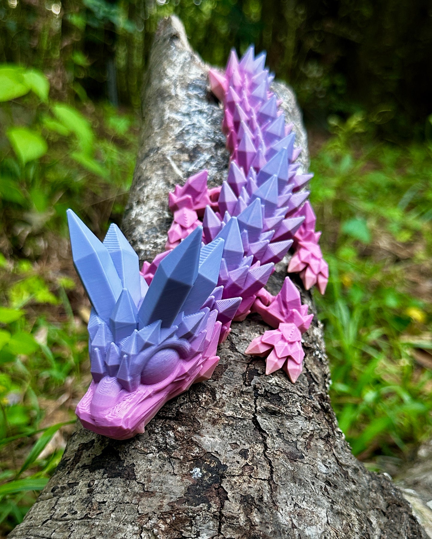 Articulating Baby Crystal Dragon