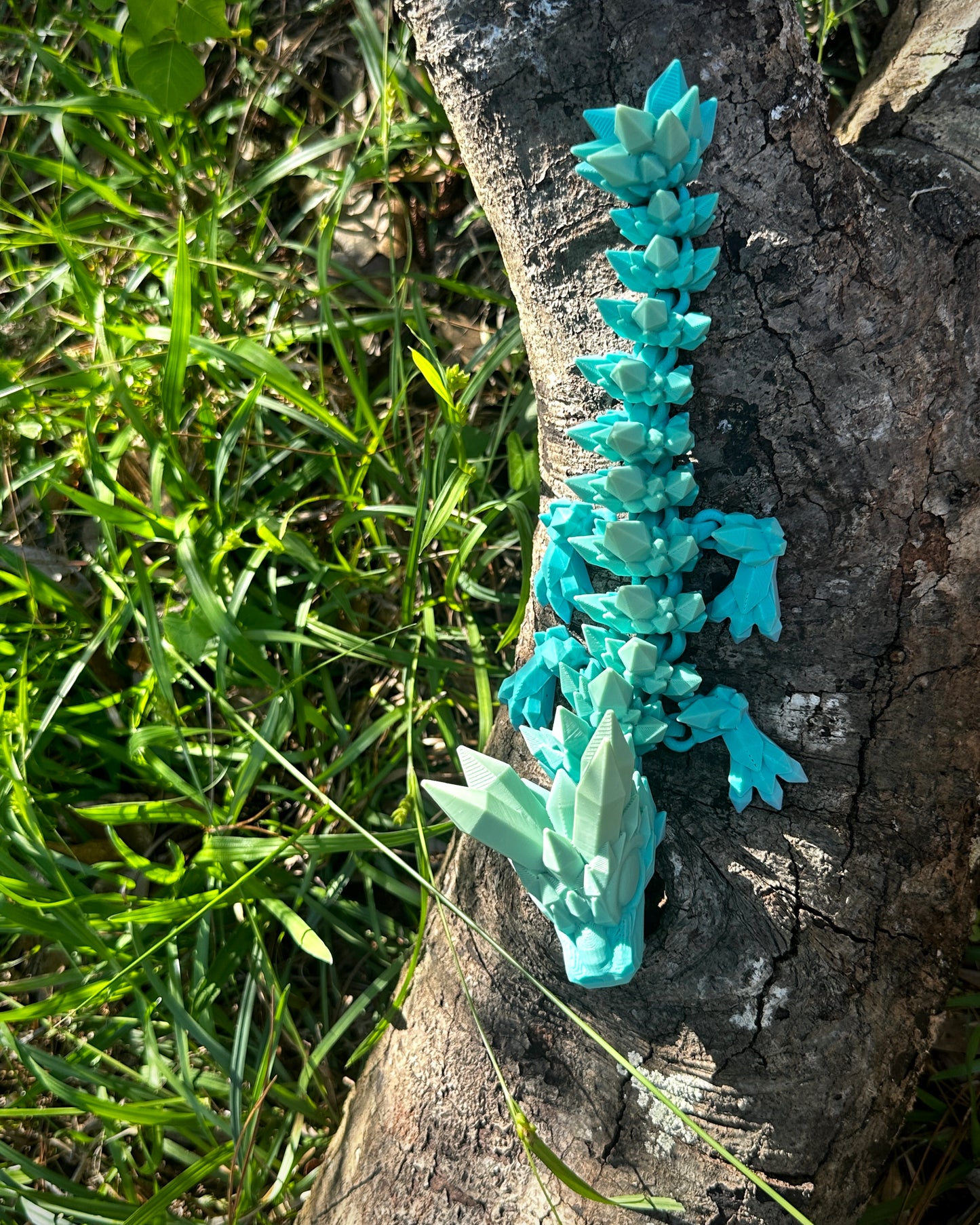 Articulating Baby Crystal Dragon
