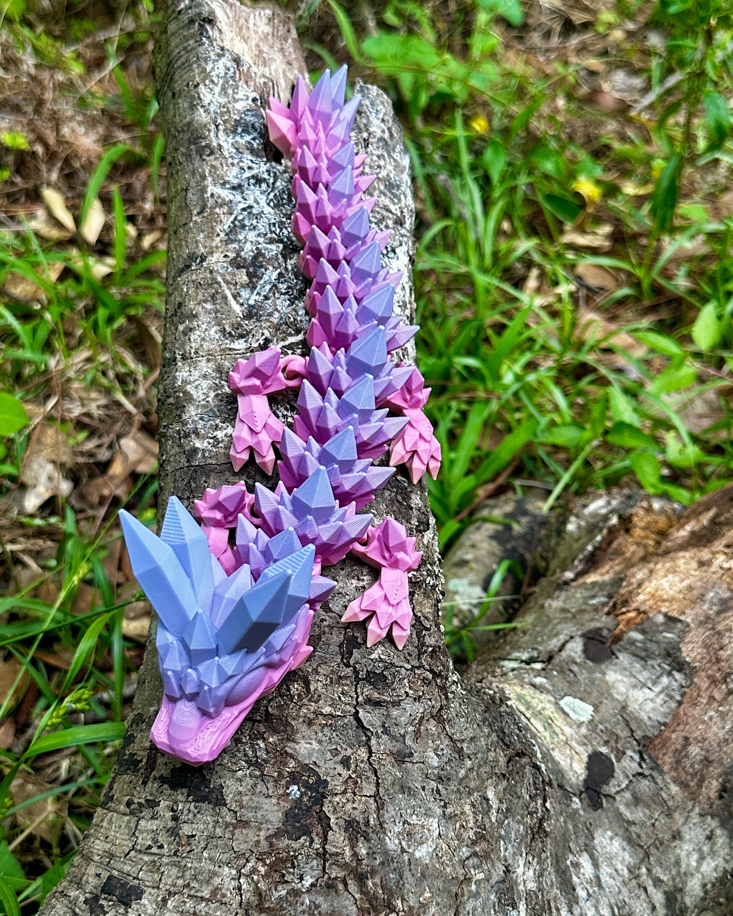 Articulating Baby Crystal Dragon