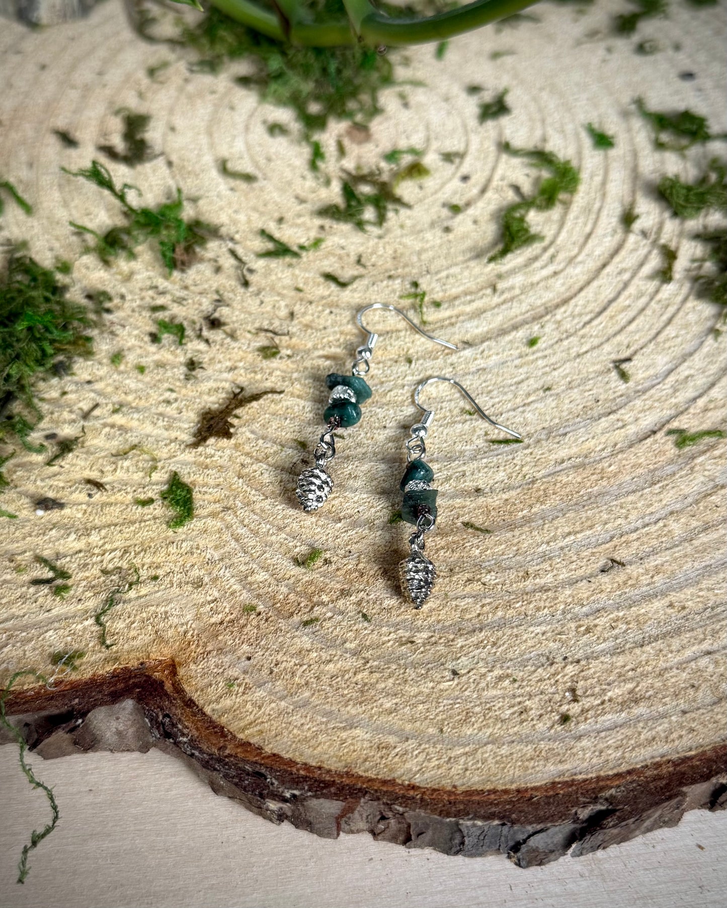 Forest Pinecone Earrings
