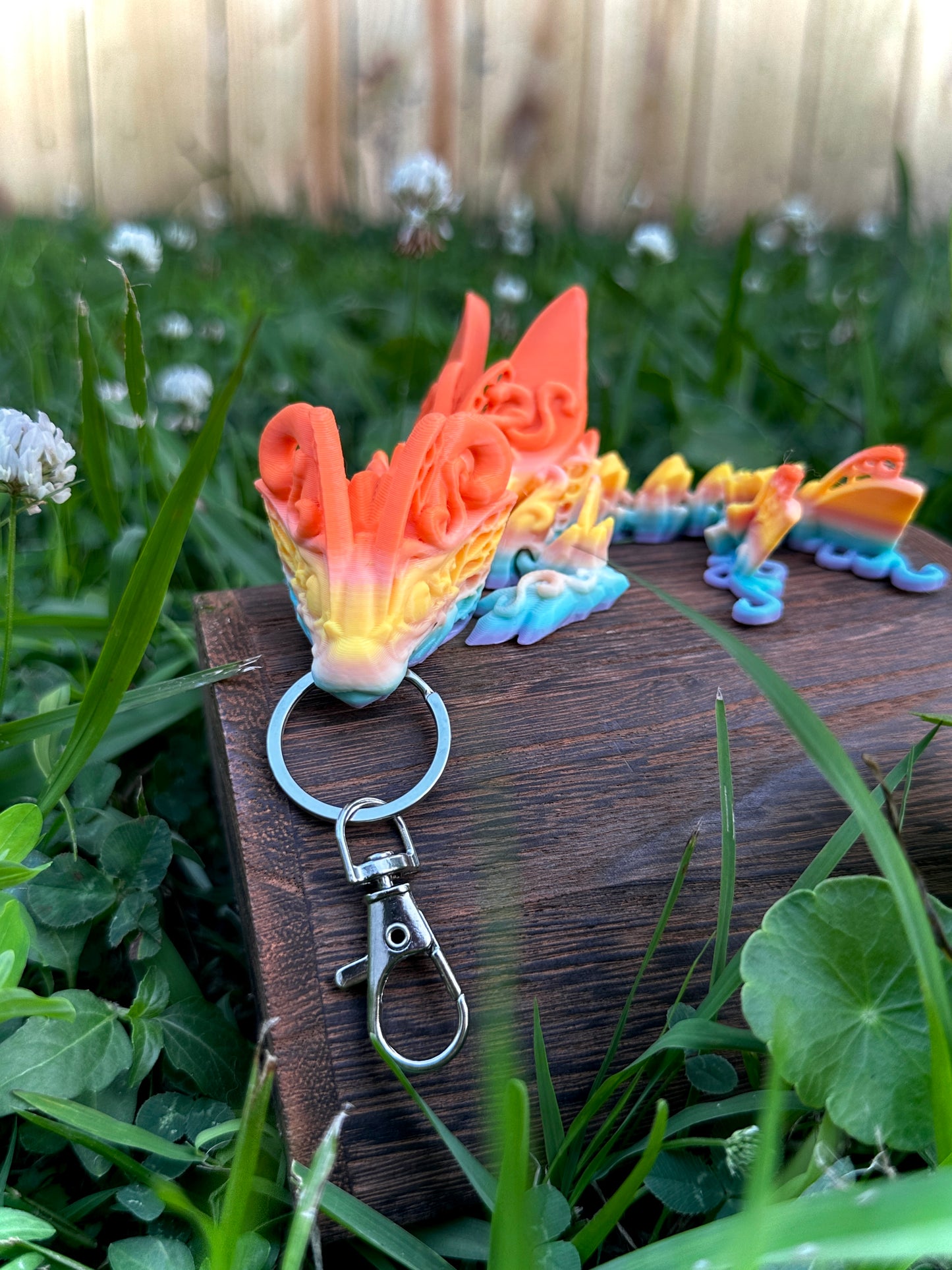 Articulating Butterfly Dragon Tadling Keychain