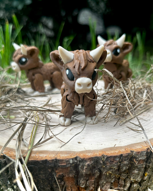 Tiny Highland Cow