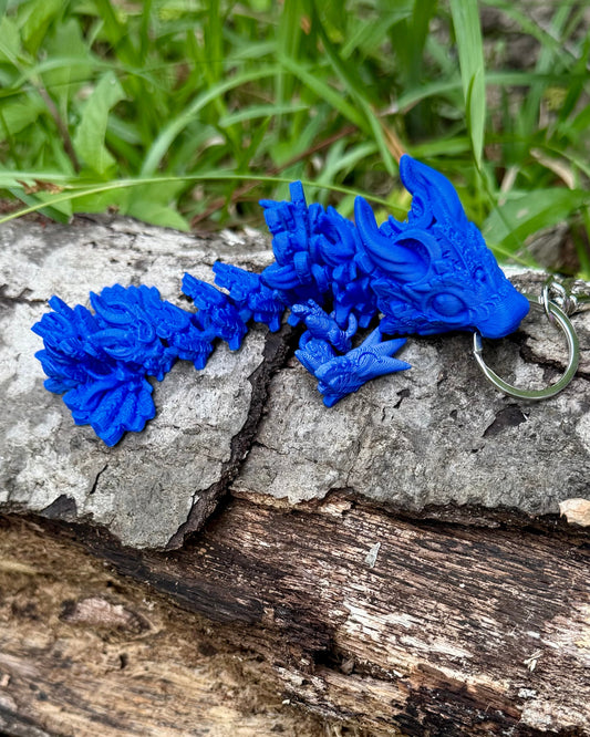 Articulating Lunar Dragon Tadling Keychain