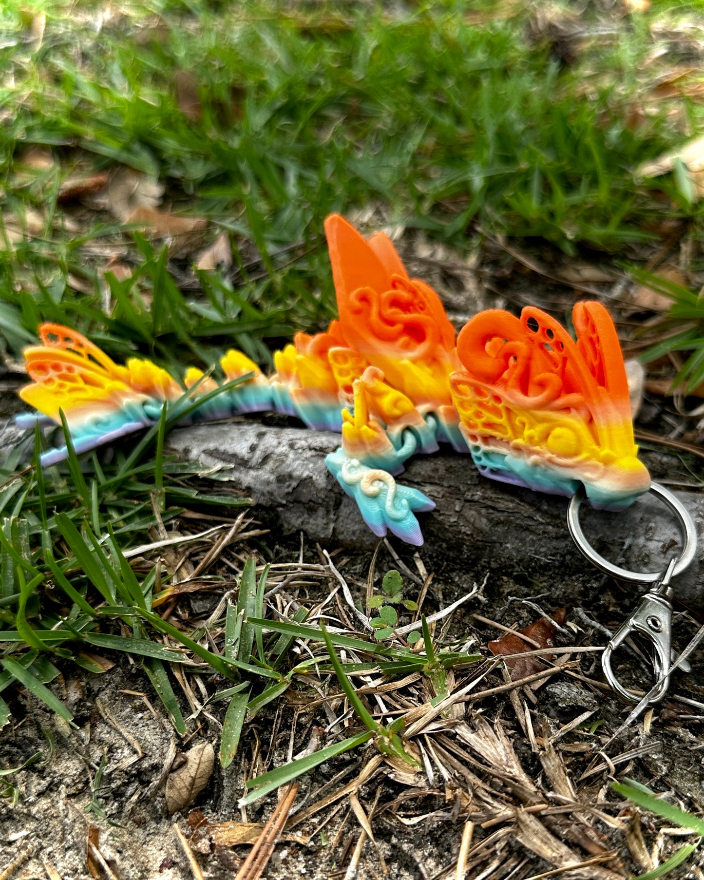 Articulating Butterfly Dragon Tadling Keychain