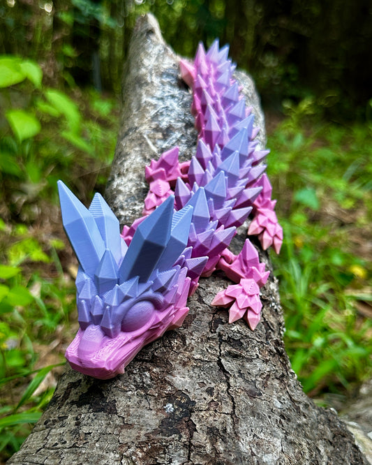 Articulating Baby Crystal Dragon