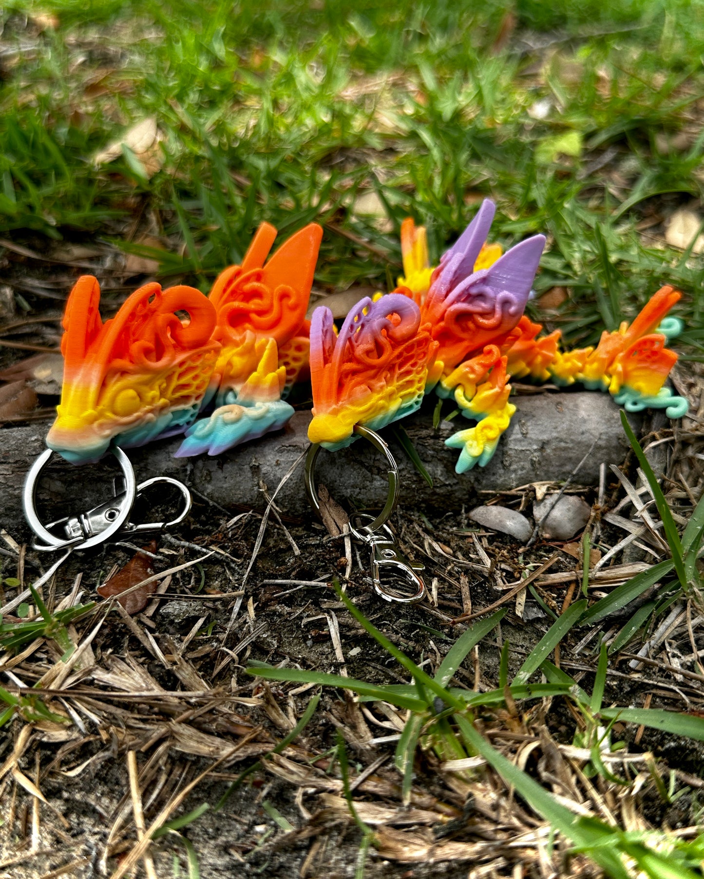 Articulating Butterfly Dragon Tadling Keychain